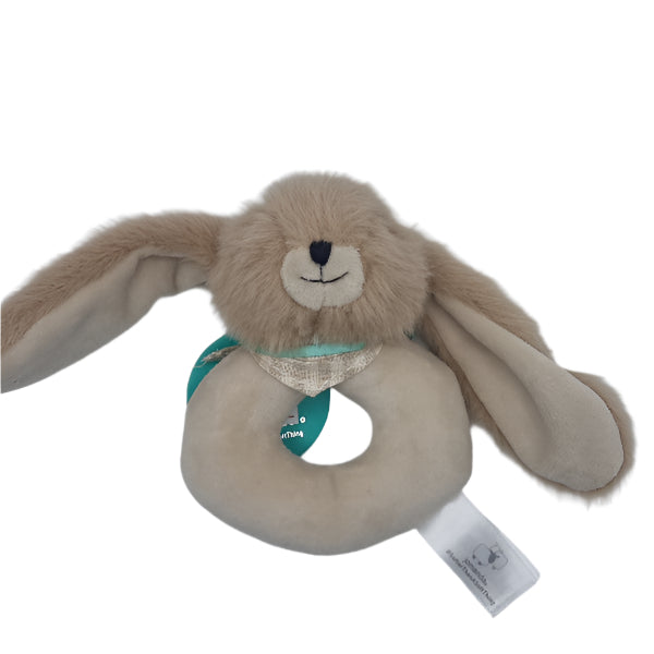 Jomanda Bunny Baby Rattle Brown
