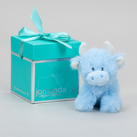 Jomanda Mini Blue Coo Cow With Pop up Box