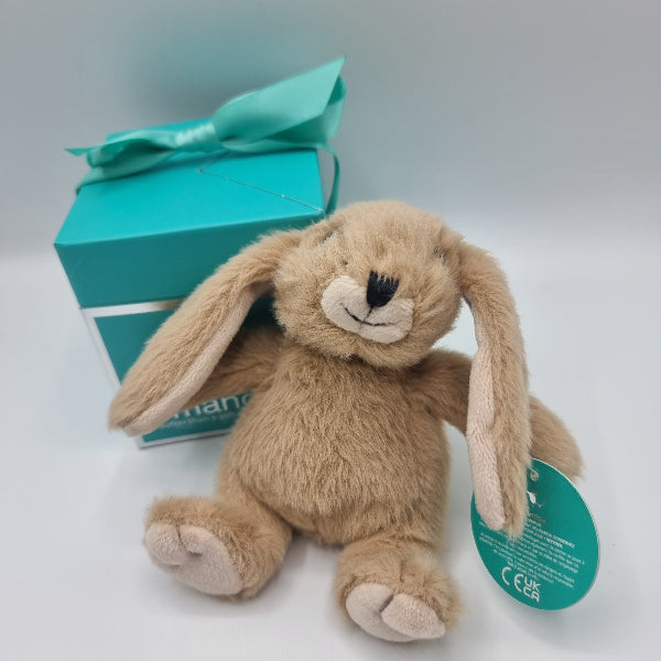 Jomanda Mini Snuggly Bunny Baby Brown With Pop up Box