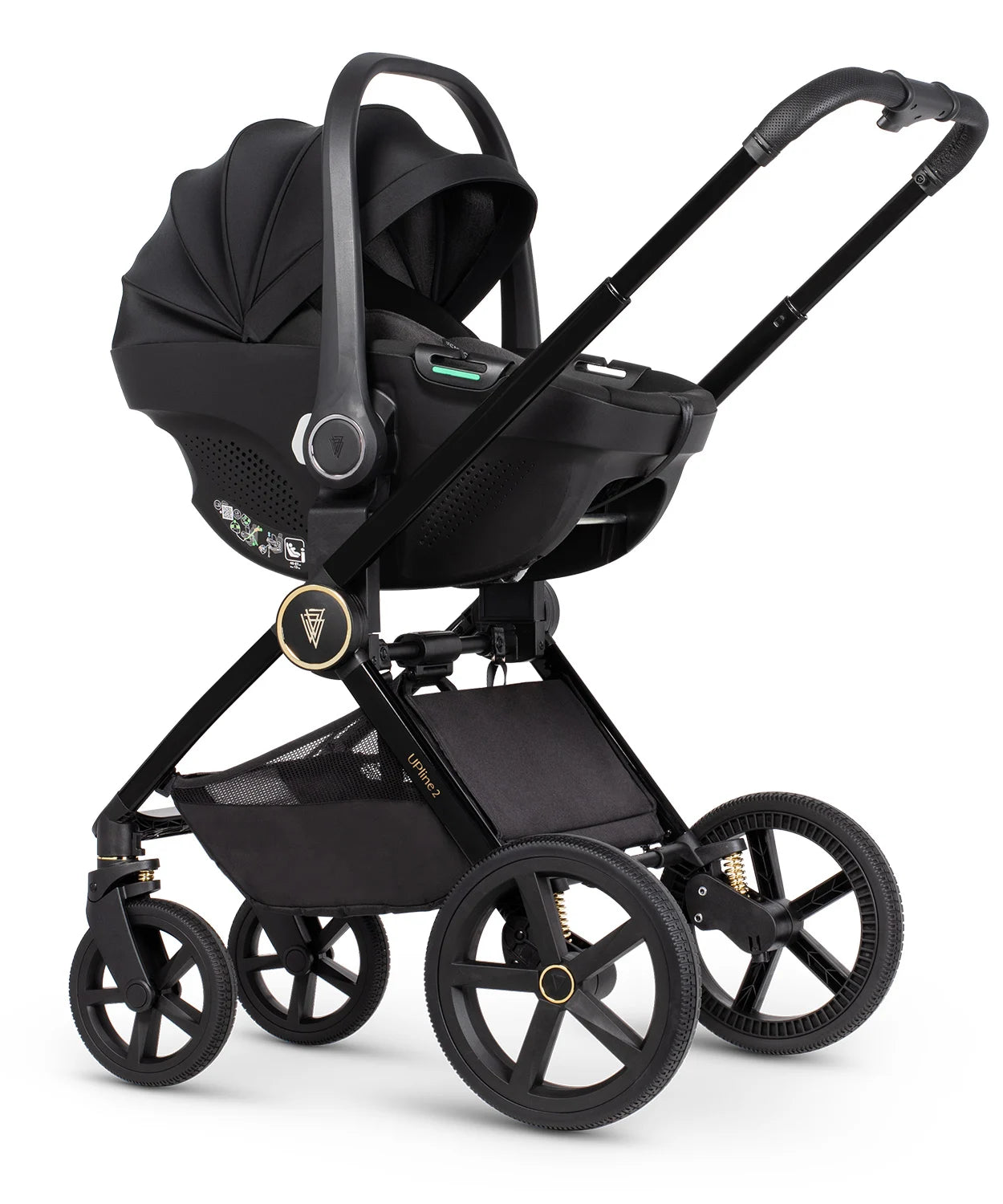 Venicci Tinum Upline 2 All Black Pram