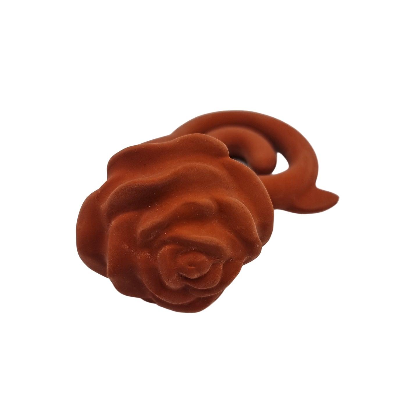 Nibbling Natruba Natural Rubber Teether Rose - Red