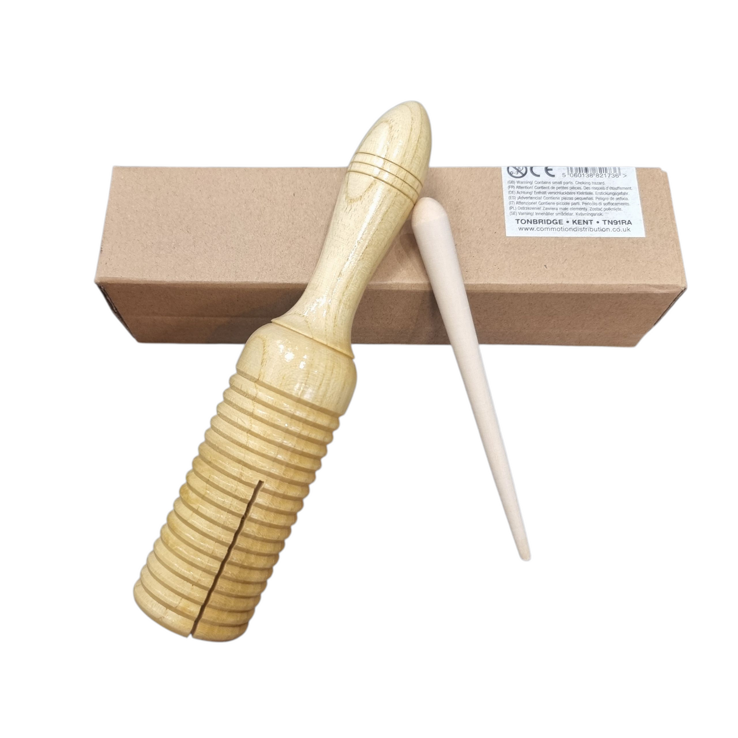 Tickit Wooden Guiro Single Tone