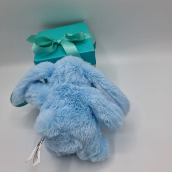 Jomanda Mini Snuggly Bunny Baby Blue With Pop up Box