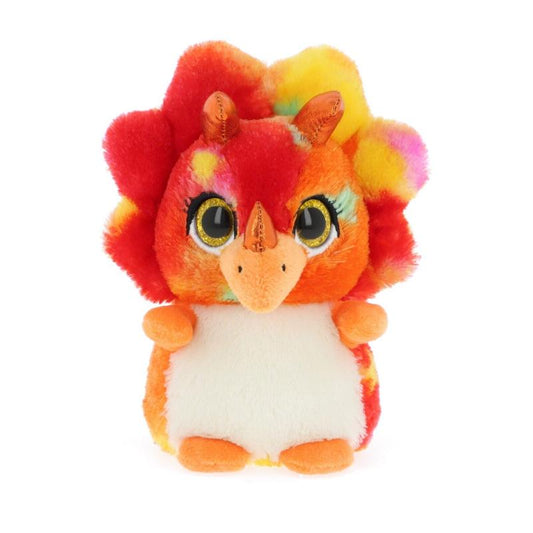 Keel Toys 10cm Mini Motsu Trixy the Triceratops Plushie