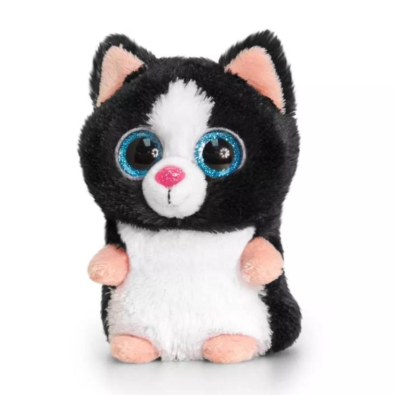 Keel Toys 10cm Mini Motsu Jessy the Black Cat Plushie