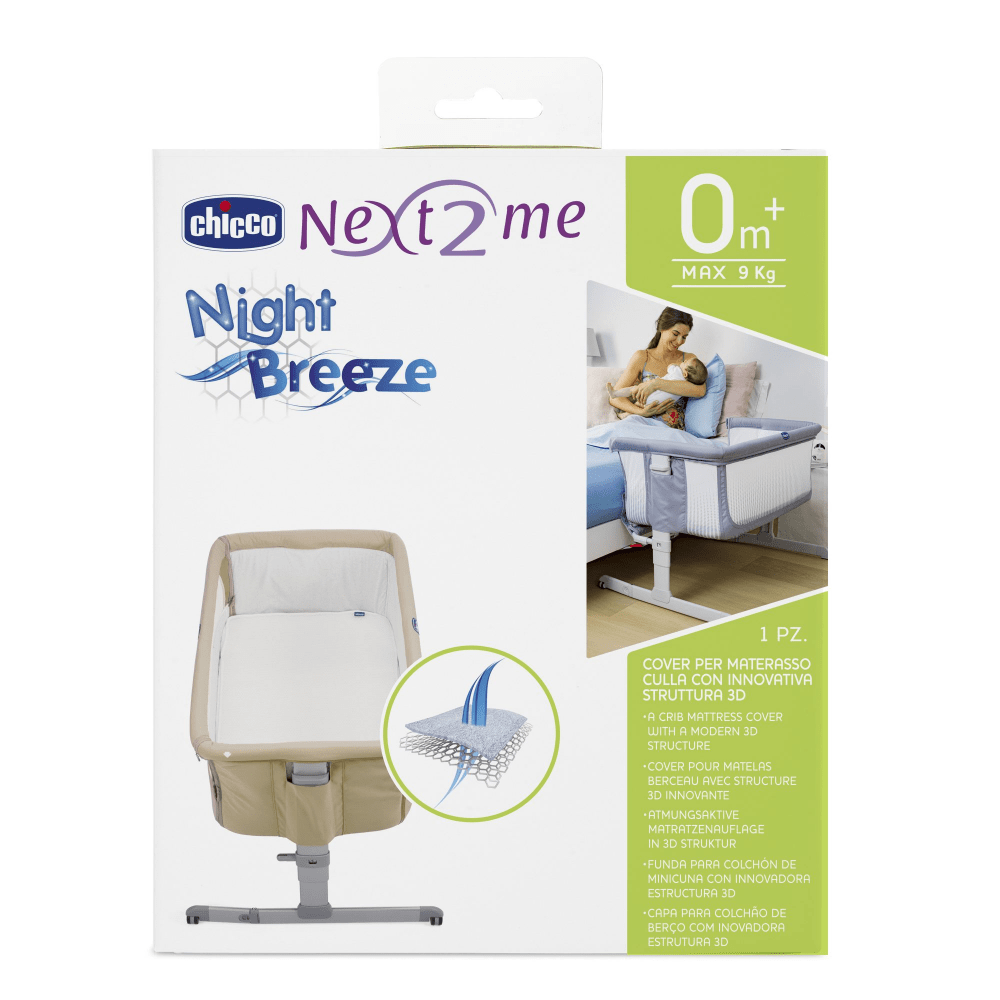 Chicco Next2Me Air Bundle - Dark Grey Bedside Crib