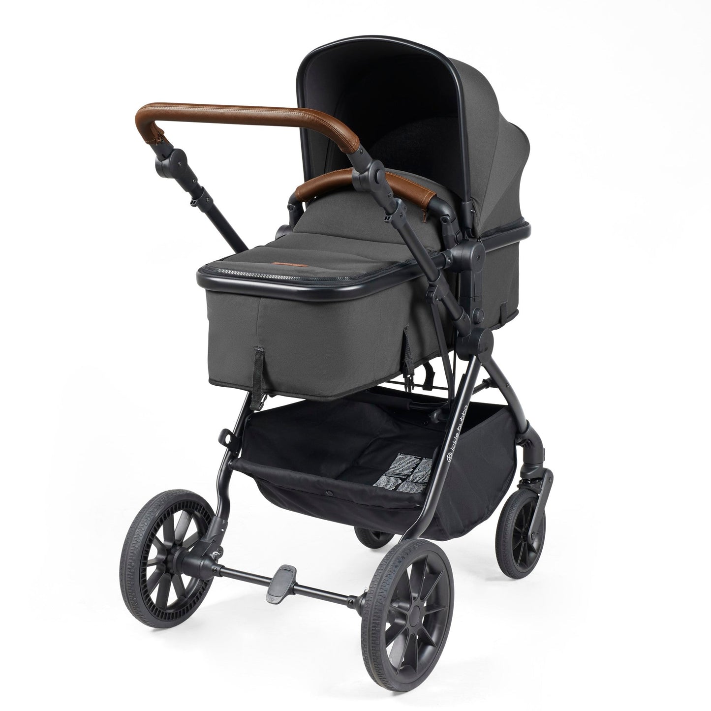 Ickle Bubba Cosmo All-in-One I-Size Travel System With Isofix Base (Stratus) Graphite Grey