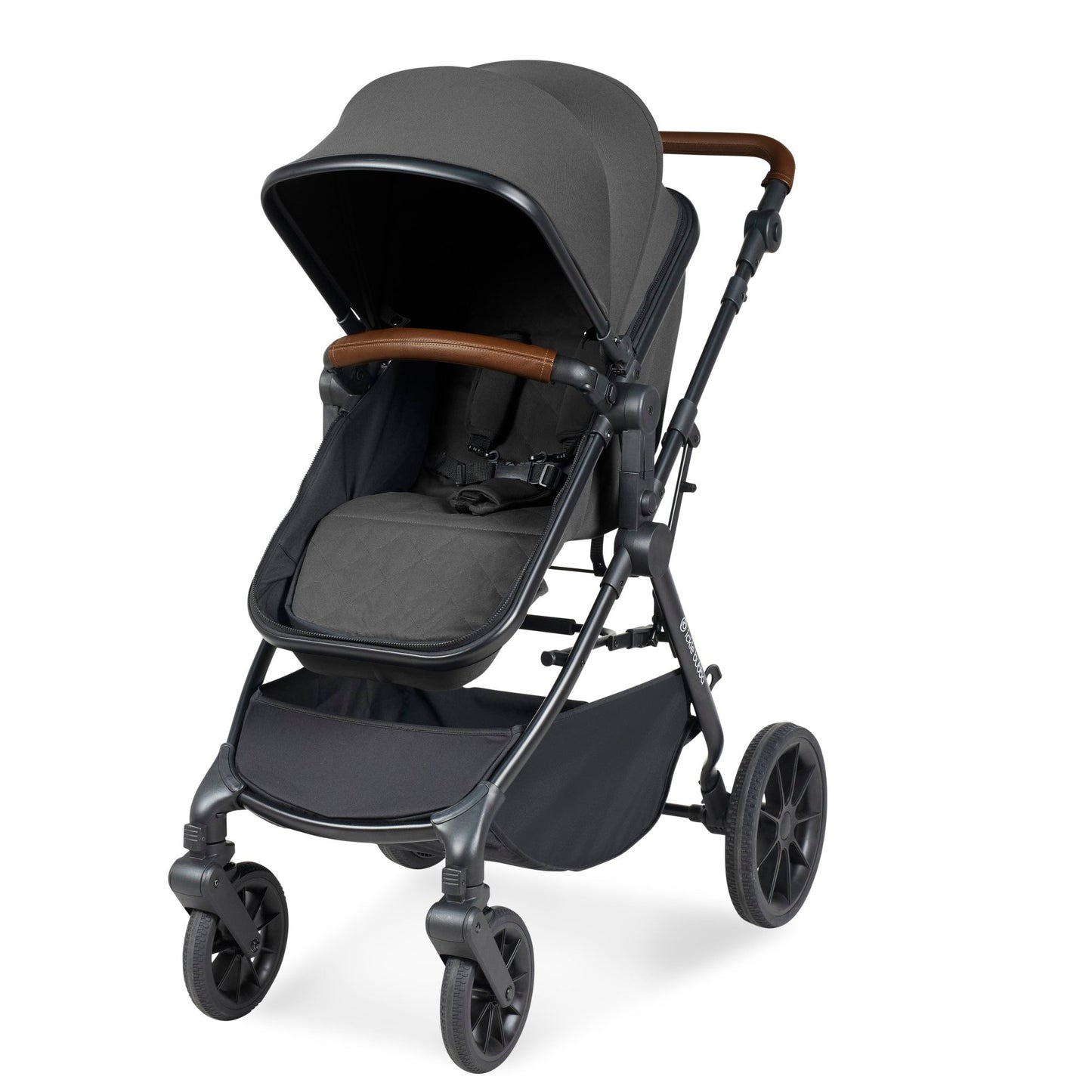 Ickle Bubba Cosmo All-in-One I-Size Travel System With Isofix Base (Stratus) Graphite Grey