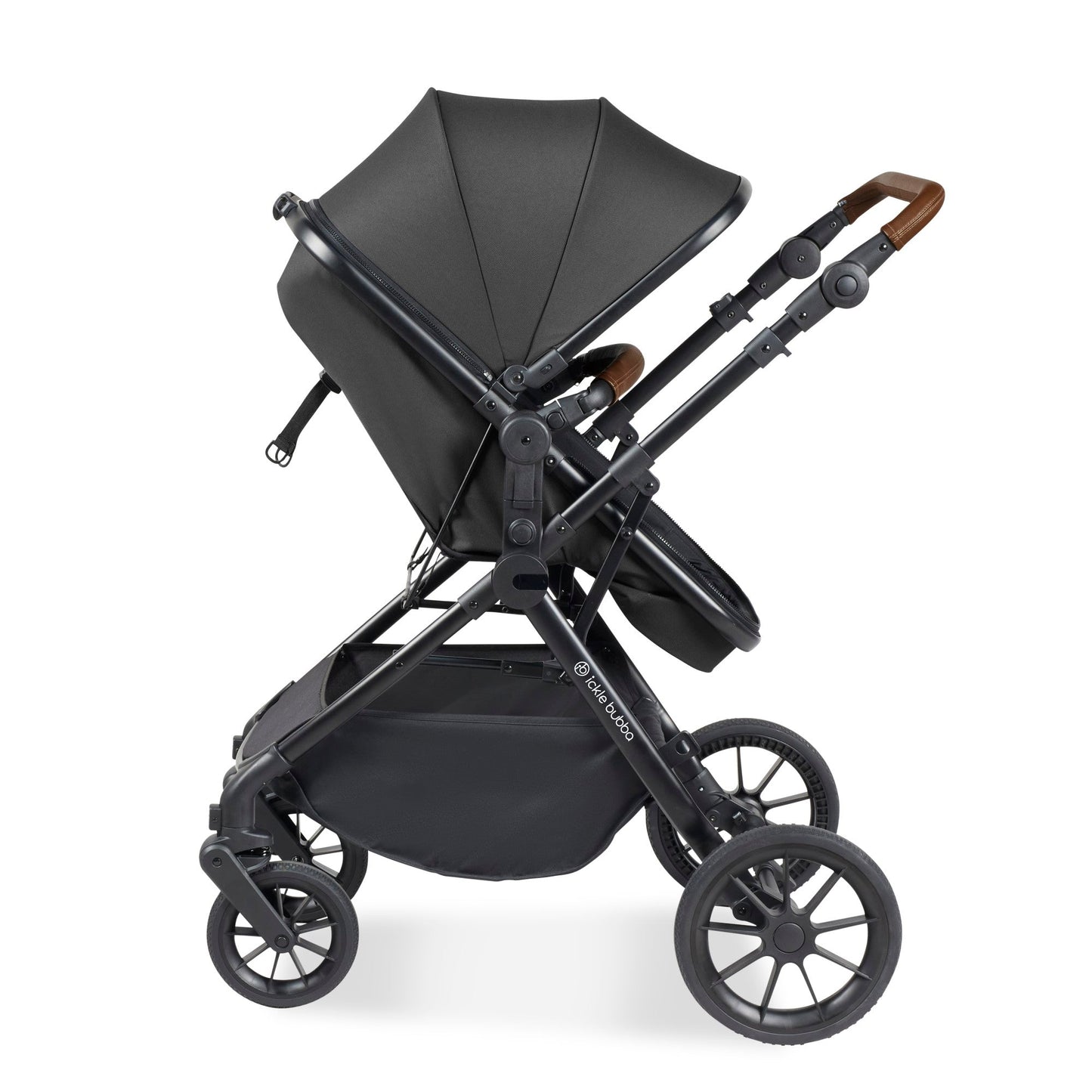 Ickle Bubba Cosmo All-in-One I-Size Travel System With Isofix Base (Stratus) Graphite Grey