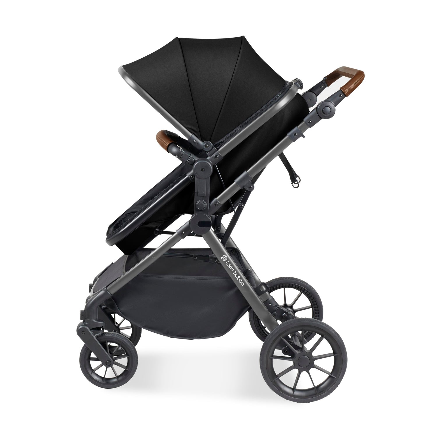 Ickle Bubba Cosmo 2 in 1 Pushchair Black