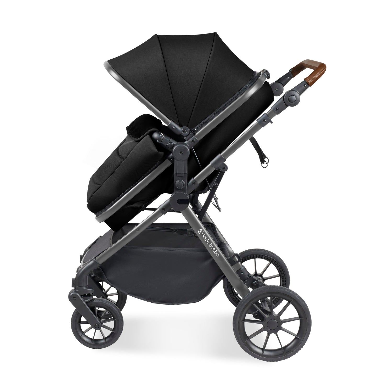Ickle Bubba Cosmo 2 in 1 Pushchair Black