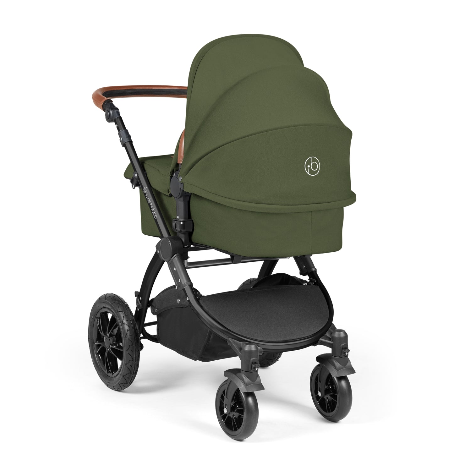 Ickle Bubba Stomp Luxe 2 in 1 Pushchair Woodland on Black