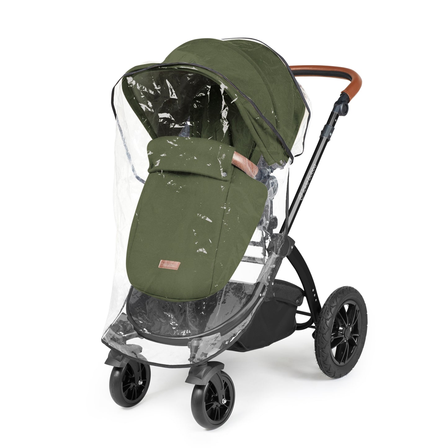 Ickle Bubba Stomp Luxe 2 in 1 Pushchair Woodland on Black