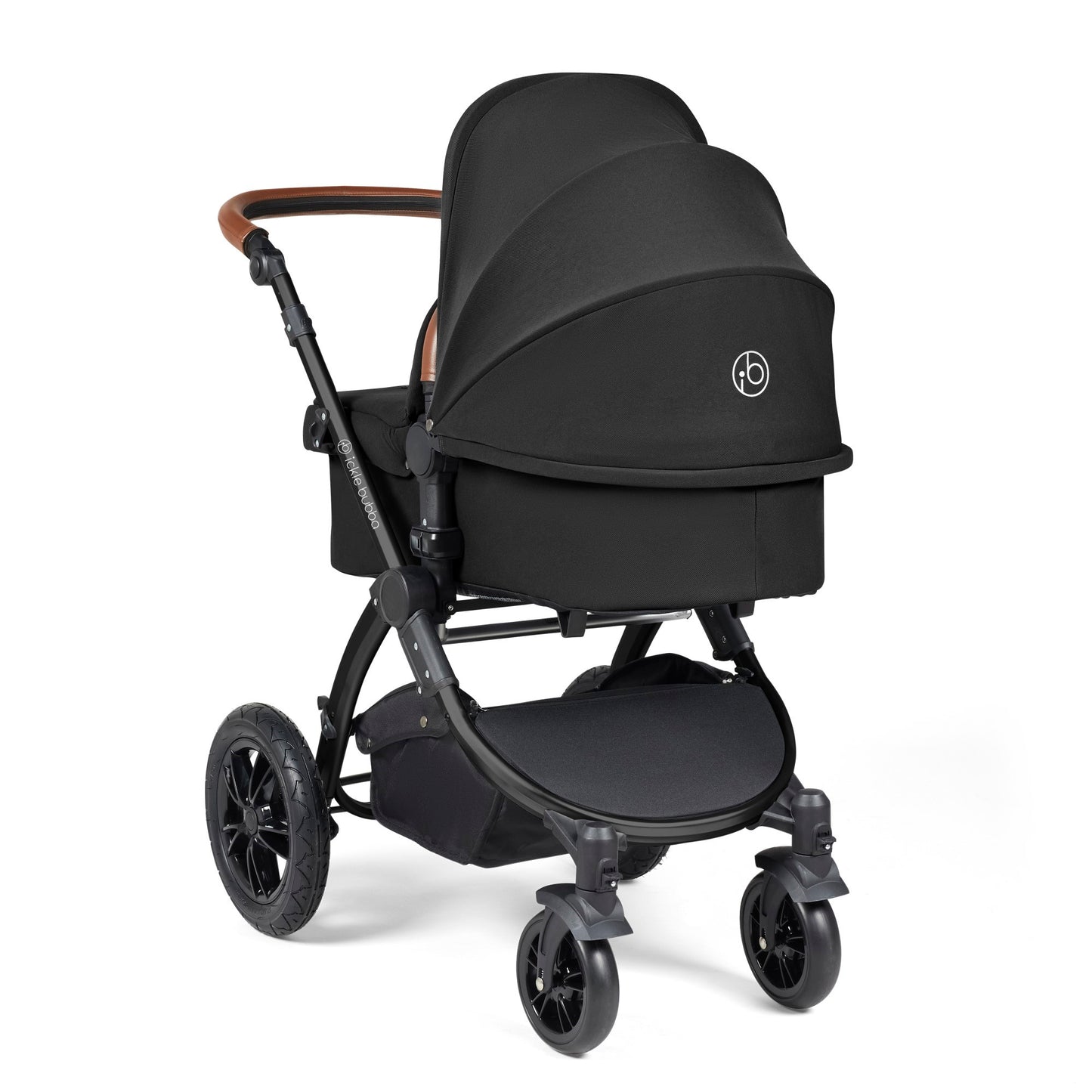 Ickle Bubba Stomp Luxe 2 in 1 Pushchair Midnight on Black