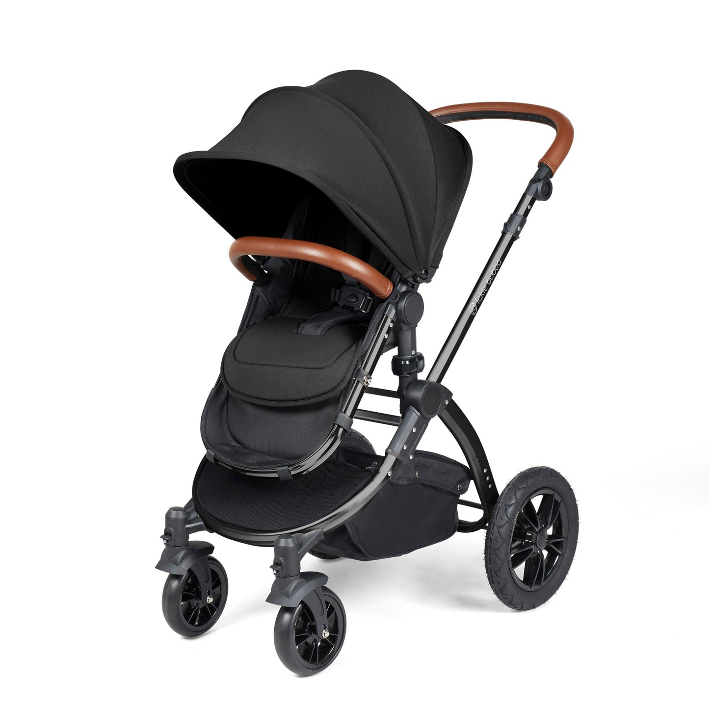 Ickle Bubba Stomp Luxe 2 in 1 Pushchair Midnight on Black