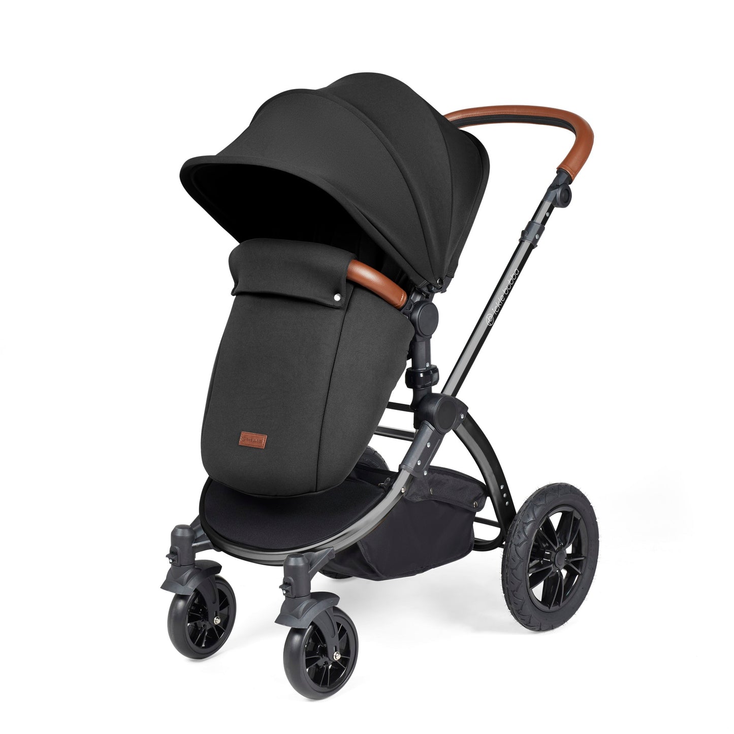 Ickle Bubba Stomp Luxe 2 in 1 Pushchair Midnight on Black
