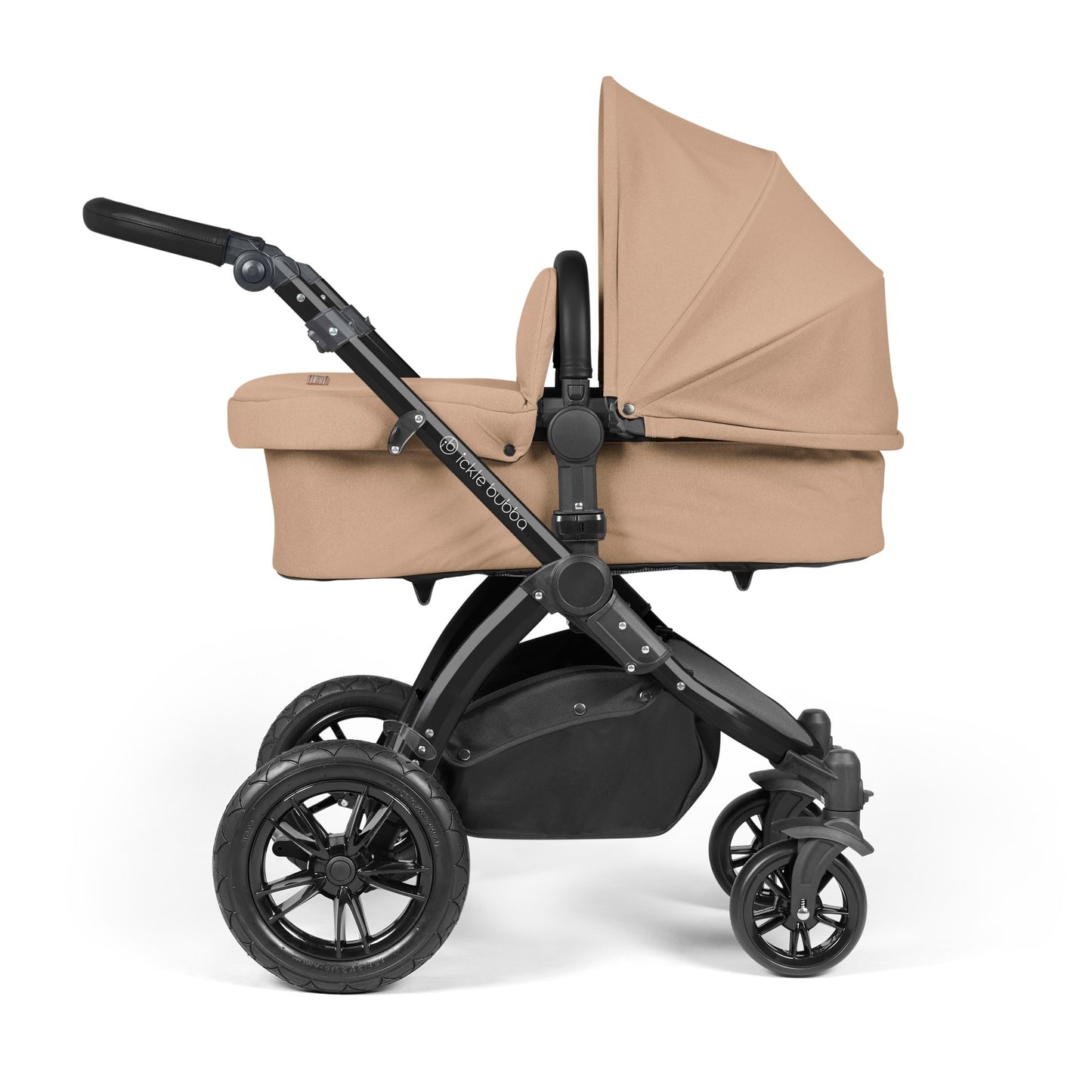 Ickle Bubba Stomp Luxe 2 in 1 Pushchair Desert on Black