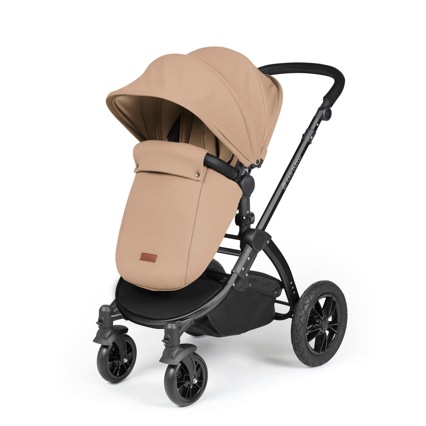 Ickle Bubba Stomp Luxe 2 in 1 Pushchair Desert on Black