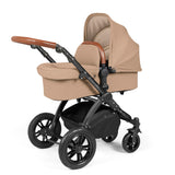 Ickle Bubba Stomp Luxe 2 in 1 Pushchair Desert on Black