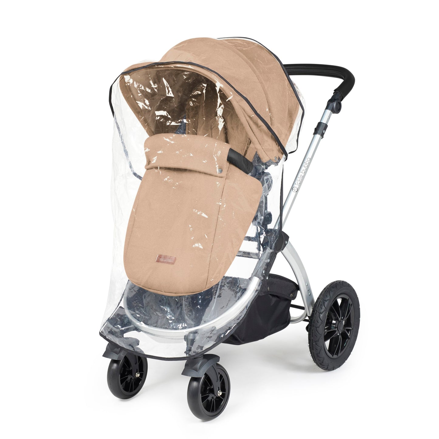 Ickle Bubba Stomp Luxe 2 in 1 Pushchair Desert on Silver