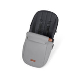 Ickle Bubba Stomp Luxe All-in-One Travel System With Isofix Base (Galaxy) Pearl Grey On Silver