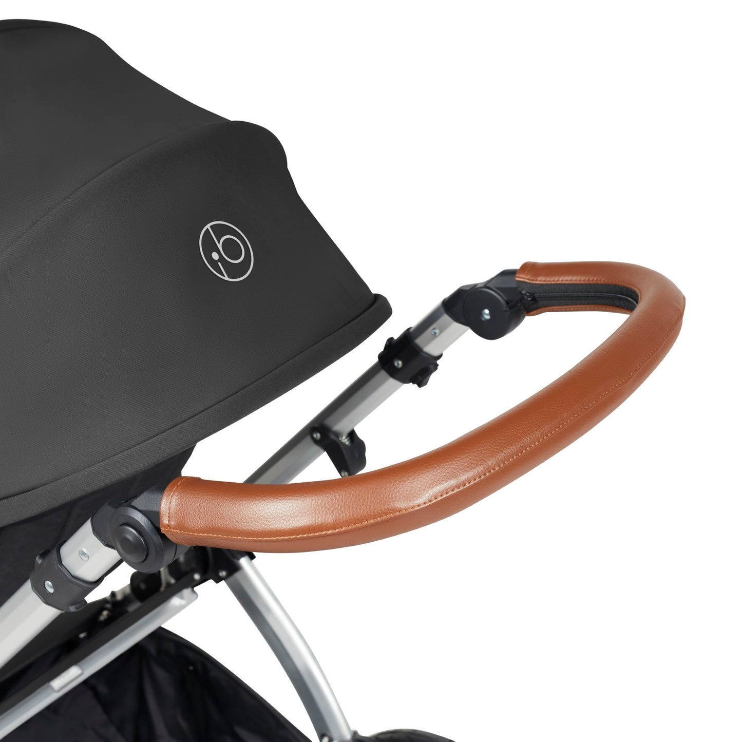 Ickle Bubba Stomp Luxe 12 Piece Travel System with i-Size Cirrus Car Seat & ISOFIX Base Charcoal Grey on Silver