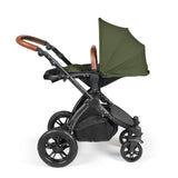 Ickle Bubba Stomp Luxe All-in-One Travel System With Isofix Base (Galaxy) Woodland On Black