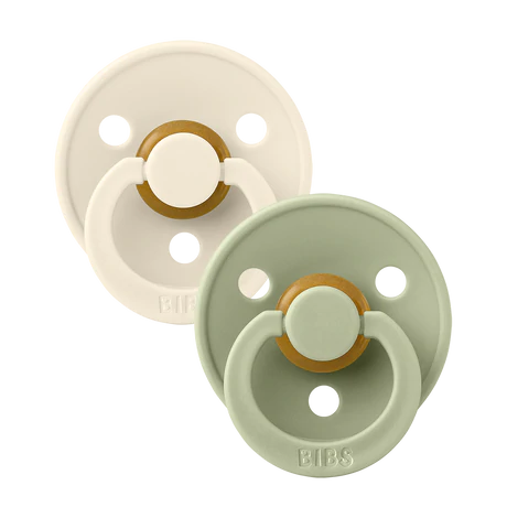 Bibs Colour 2 Pack Ivory/sage Dummy