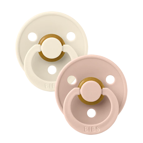 Bibs Colour 2 Pack Ivory/blush Dummy