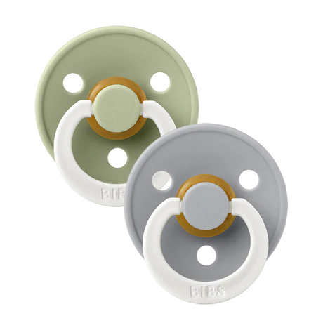 Bibs Colour 2 Pack Sage Glow/cloud Glow Dummy