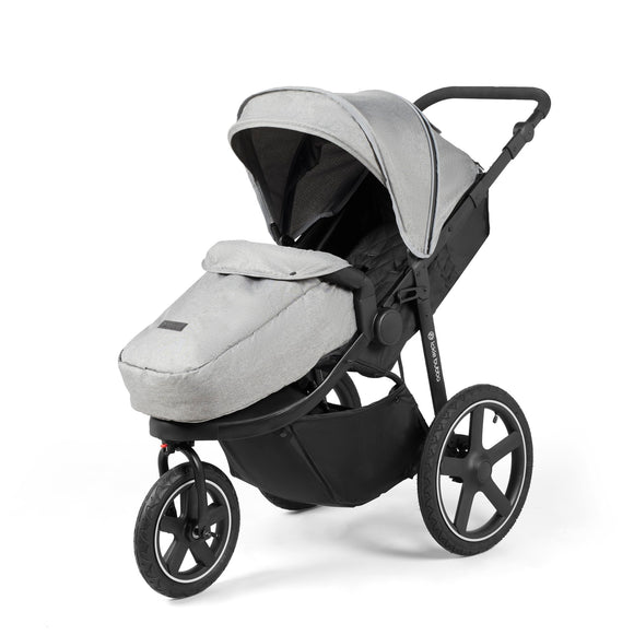 Ickle bubba Venus Max Jogger Stroller - Space Grey on Black