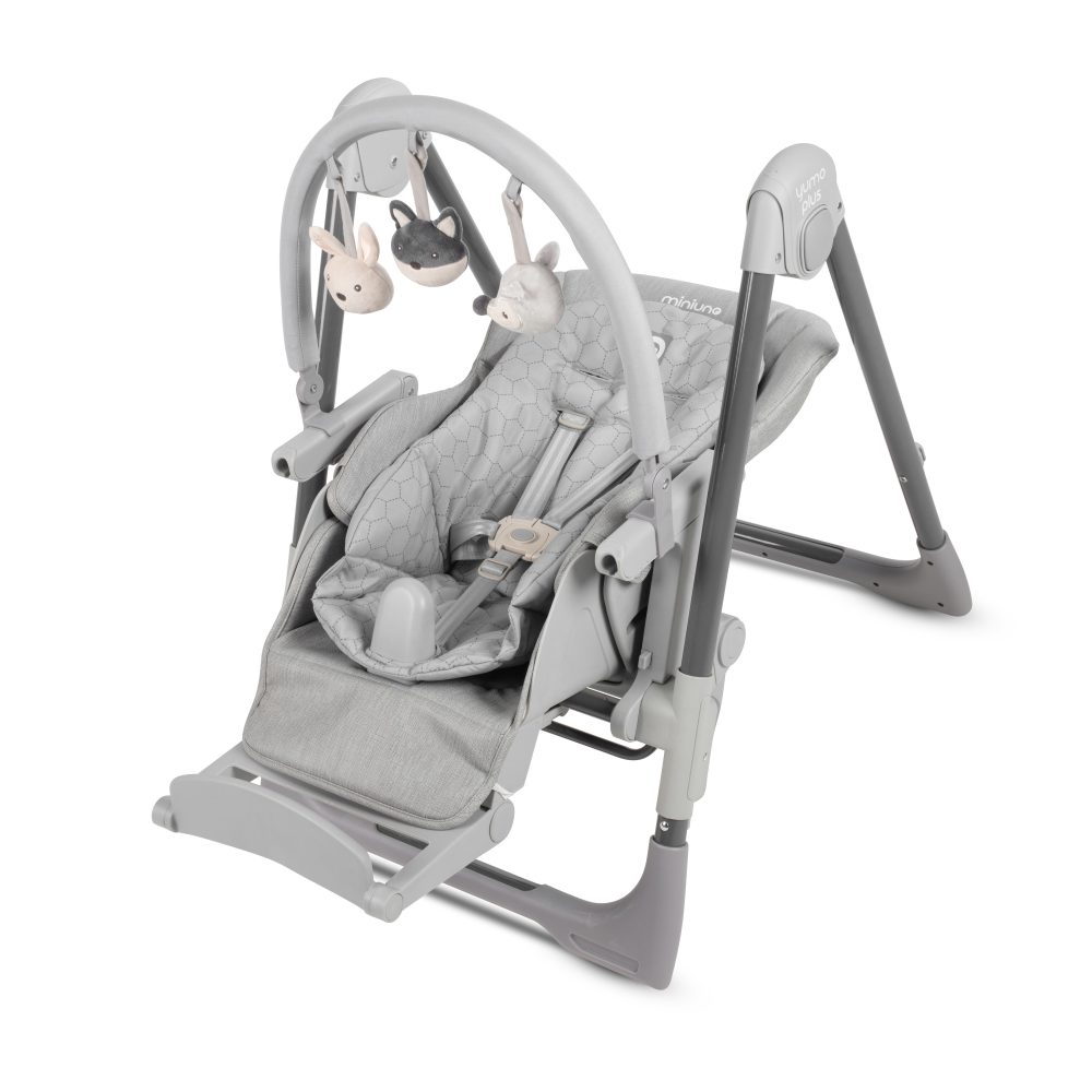 highchair in alow position