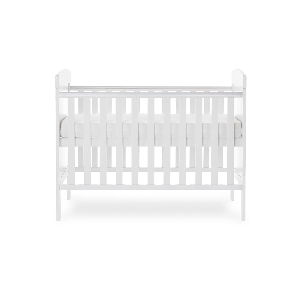 Obaby Grace Mini Cot Bed - White