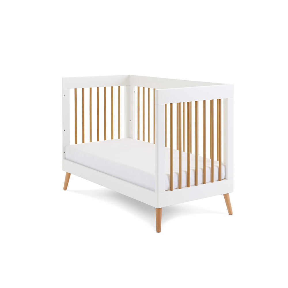Obaby Maya Mini 3 Piece Room Set - White With Natural Room Set
