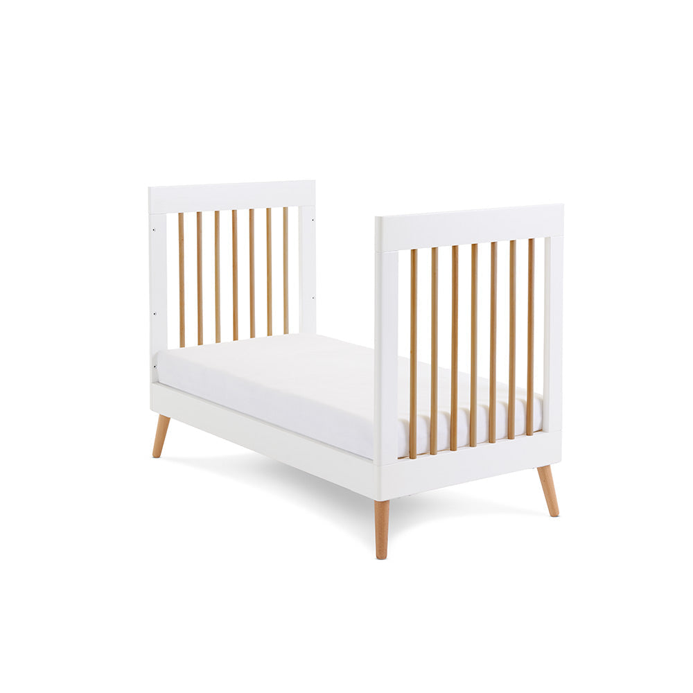 Obaby Maya Mini 3 Piece Room Set - White With Natural Room Set