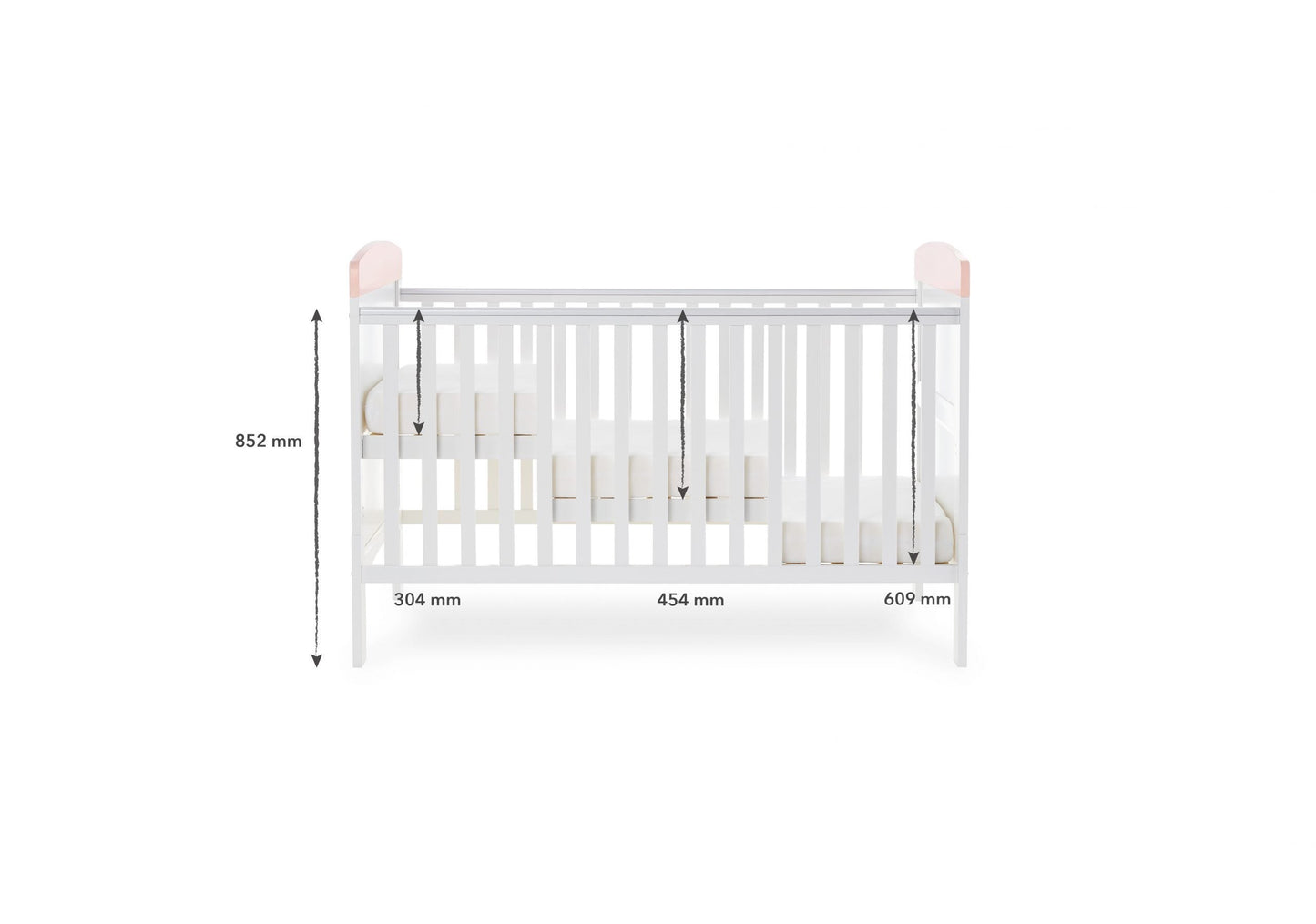 Obaby Grace Inspire Cot Bed Guess How Much I Love You Can Hop