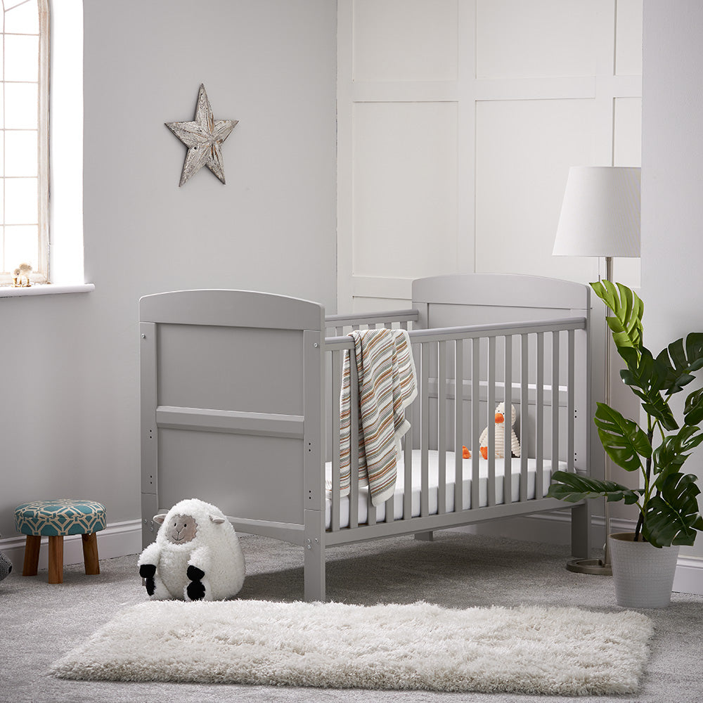Obaby Grace Cot Bed - Warm Grey