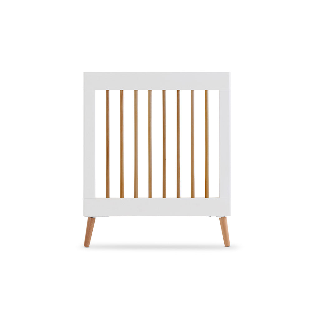 Obaby Maya Cot Bed - White With Natural