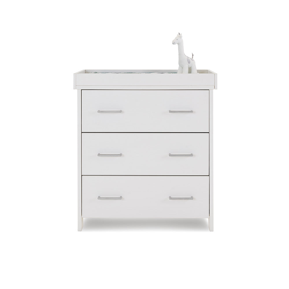Obaby Nika Closed Changing Unit - White Wash Unit
