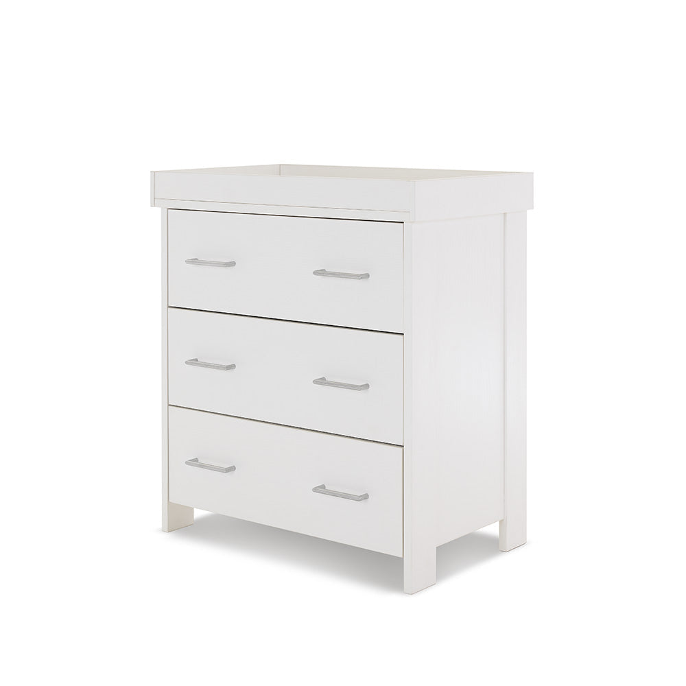 Obaby Nika Closed Changing Unit - White Wash Unit