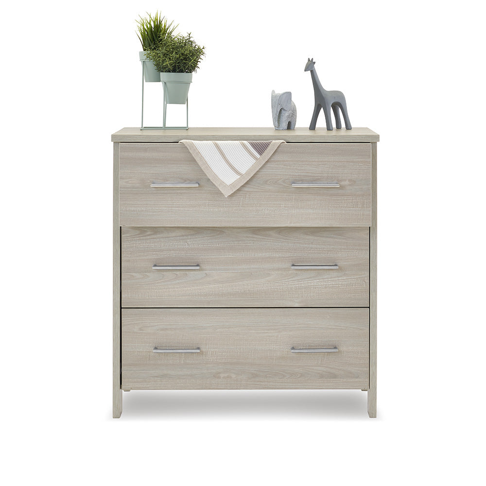 Obaby Nika 3 Piece Room Set - Grey Wash Baby & Toddler Furniture Sets