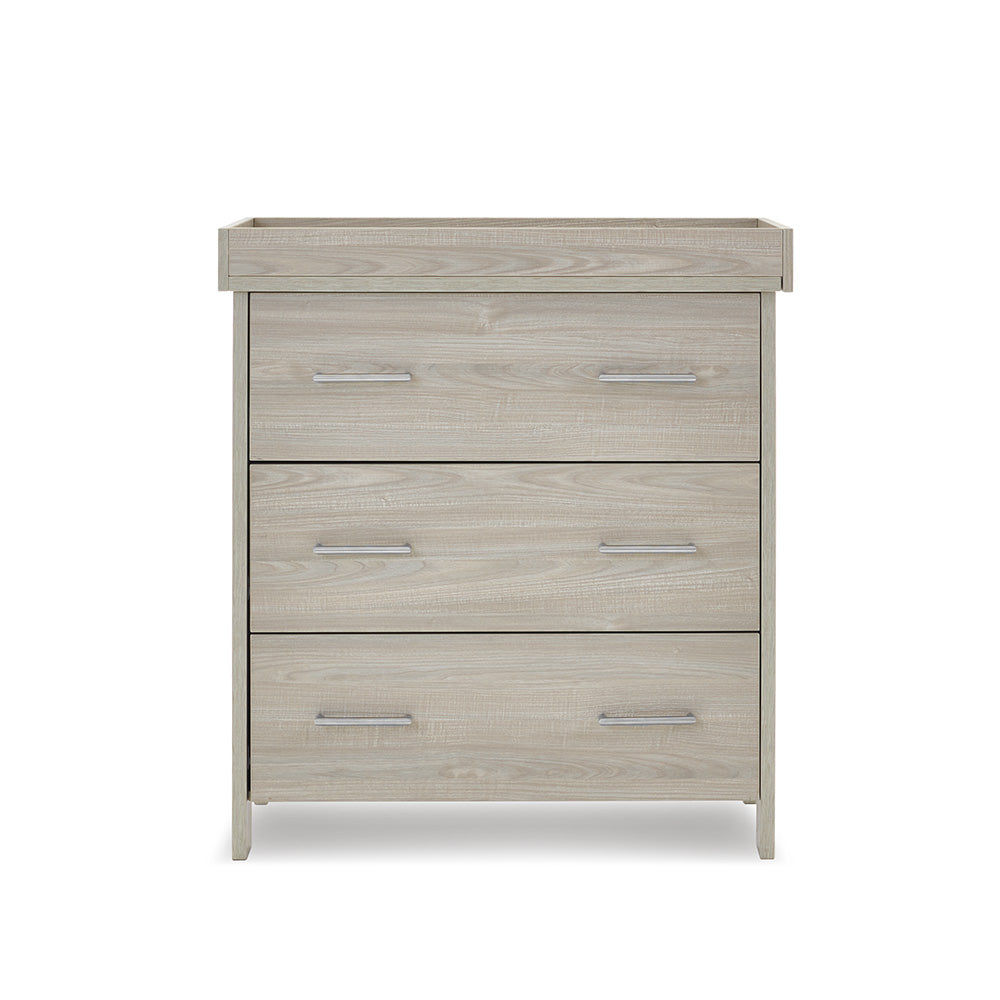 Obaby Nika Closed Changing Unit - Grey Wash Unit