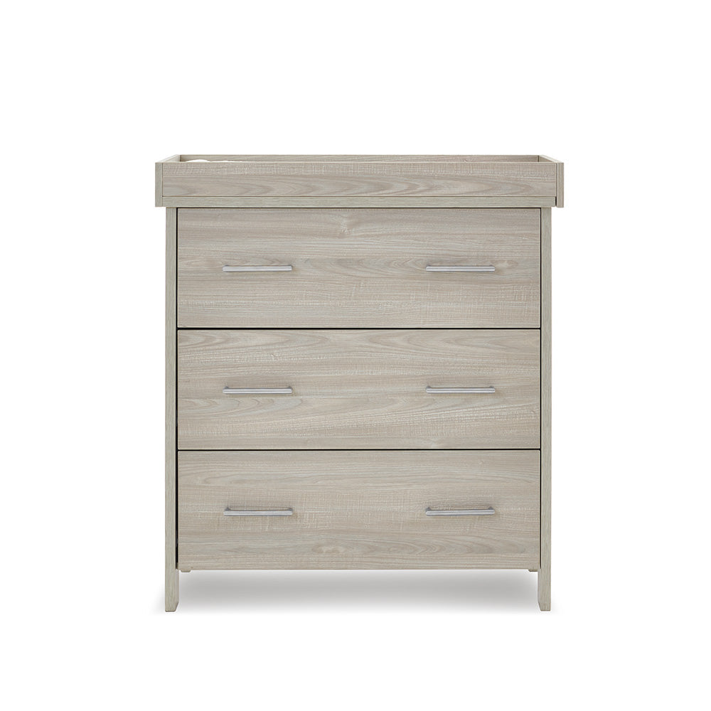 Obaby Nika Closed Changing Unit - Grey Wash Unit