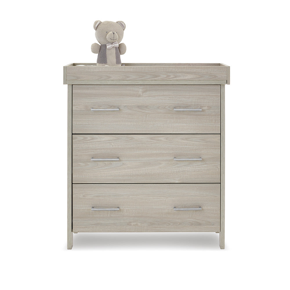 Obaby Nika 3 Piece Room Set - Grey Wash Baby & Toddler Furniture Sets