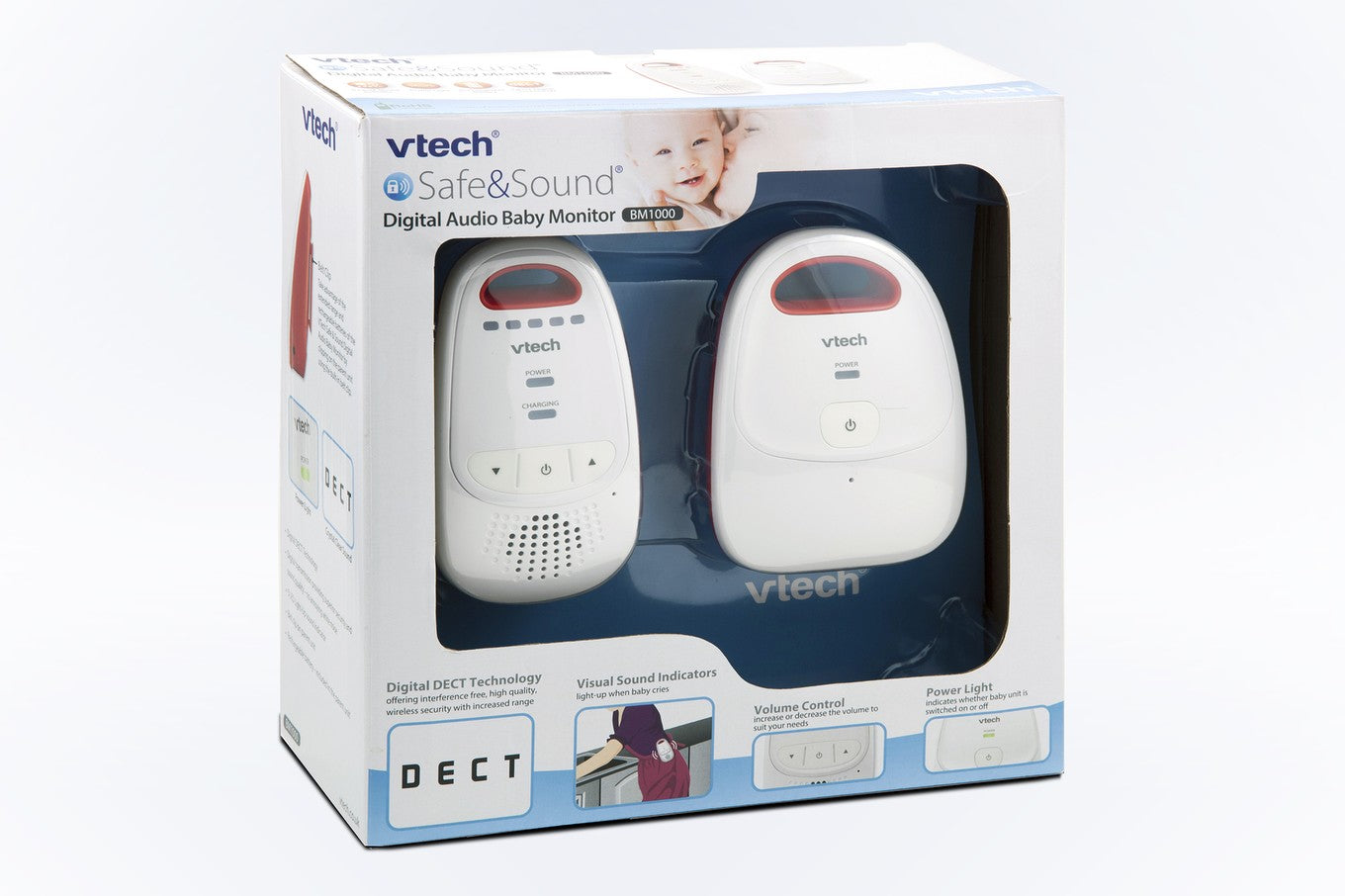 Vtech Bm1000 Digital Audio Baby Monitor Monitors