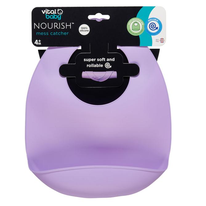 Nourish Mess Catcher Bib 2 Colours Feeding