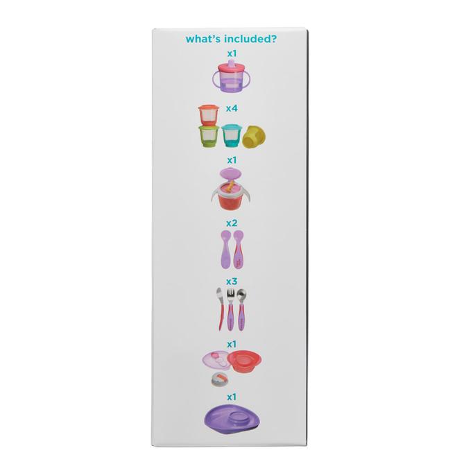 Nourish Growing Up Kit 2 Colours Weaning Bowl