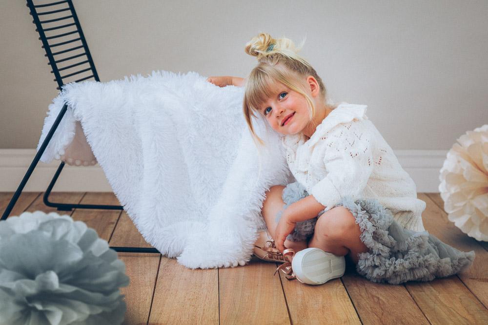 Koochicoo Ice White Fluffy Baby Blanket Nursery