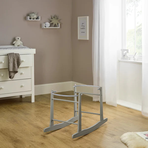 Clair-de-lune White Standard Rocking Moses Basket Stand 3 Colours