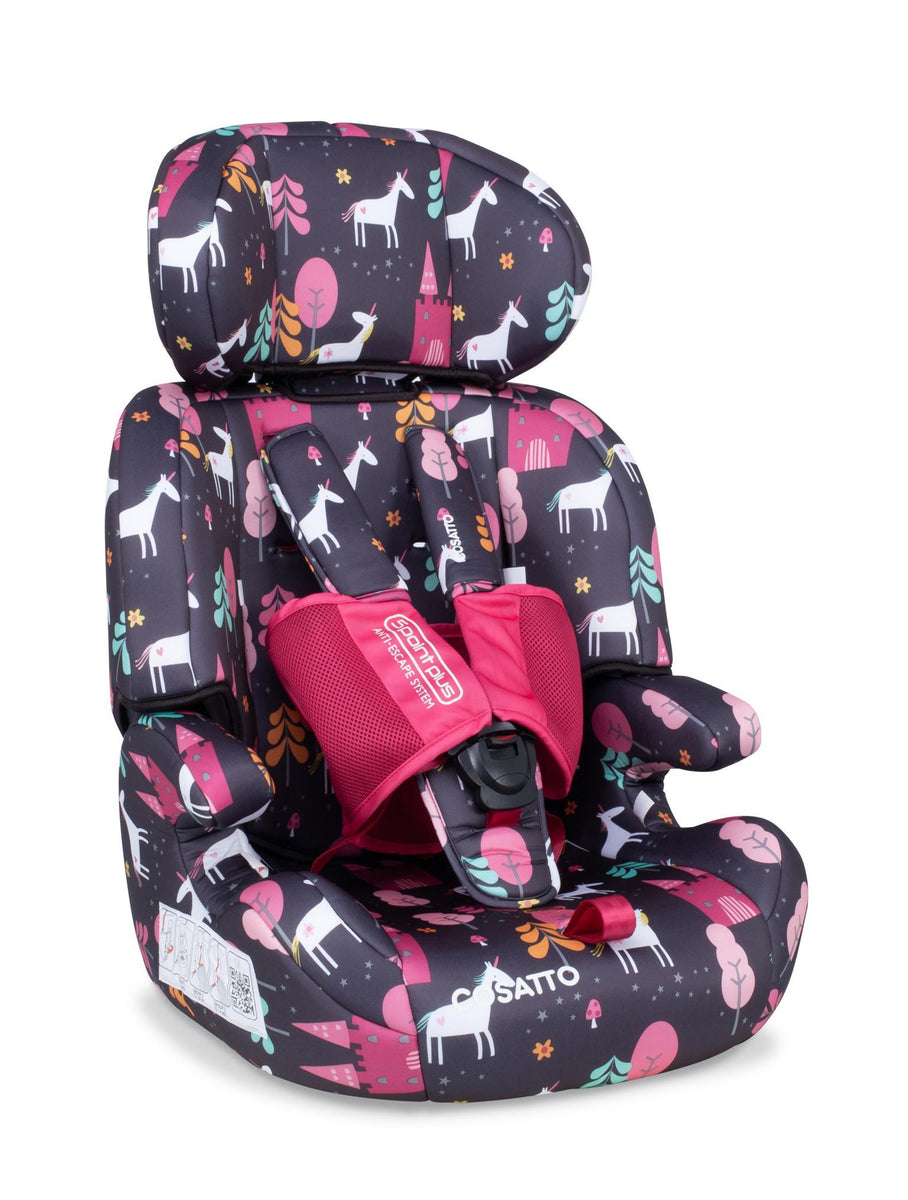 Cosatto Zoomi Group 123 Car Seat Unicorn Land Tiny Tots Store